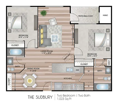 Floor plan Sudbury Garden