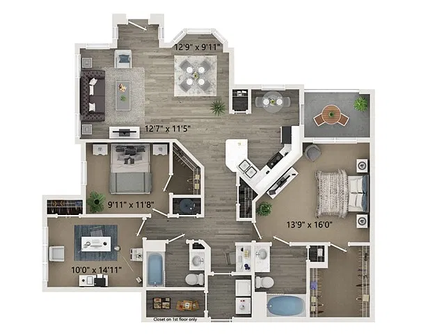 Floor plan C1