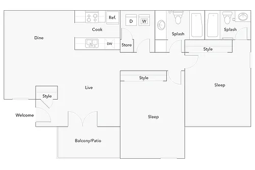 Floor plan Canton