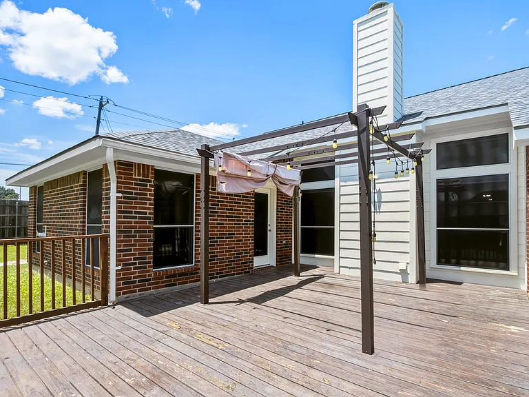 Back patio