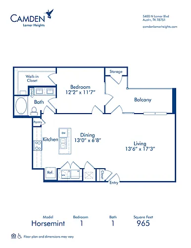 Floor plan Horsemint