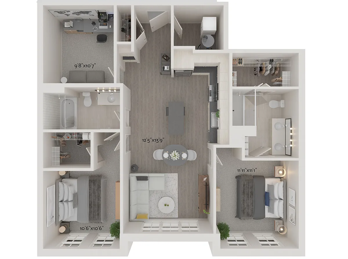 Floor plan E1