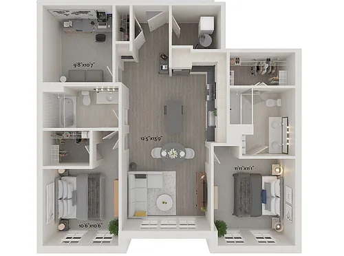 Floor plan E1