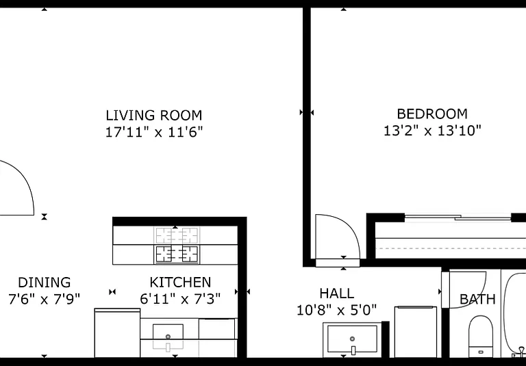 1BR/1BA Layout 1BR/1BA Layout
