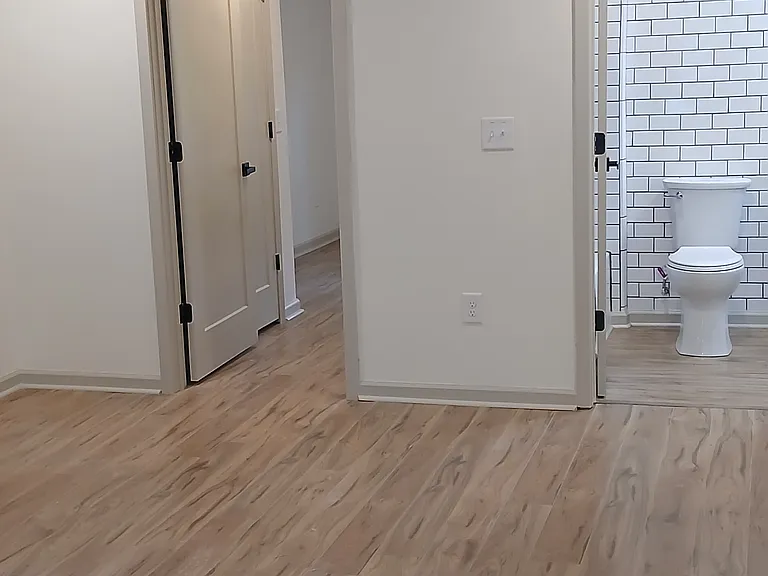 Living Room looking towards 1st bedroom and bathroom
