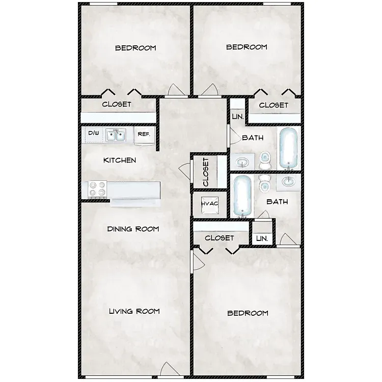 Floor plan 3A