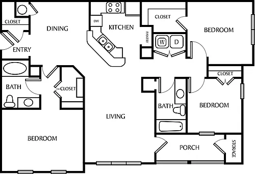 Floor plan The Elderberry Renovated
