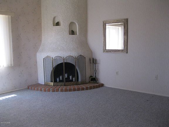 Cozy up to the Bee Hive fireplace
