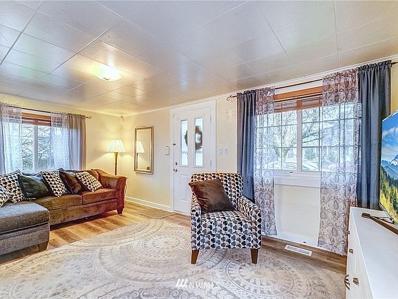 Light and bright with lots of natural light flowing throughout. 