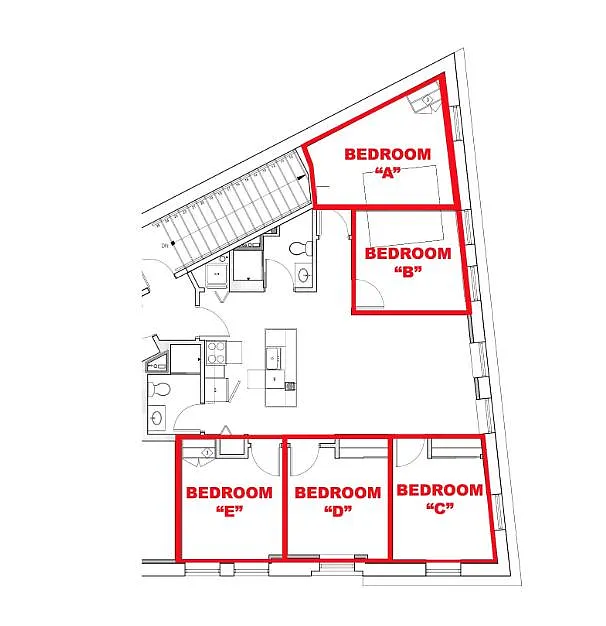 Floor plan 302 402