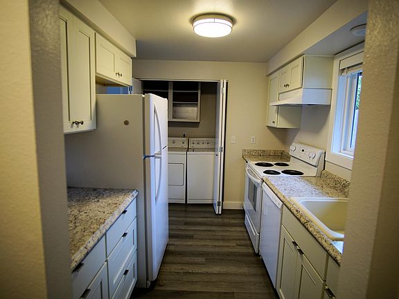 Kitchen with laundry