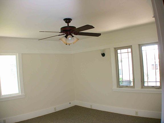 Bedroom- new fan, new windows