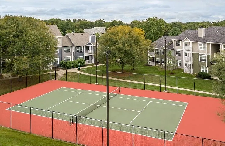 tennis courts