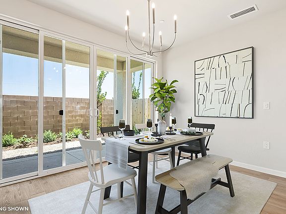 Dining Room shown with virtual staging