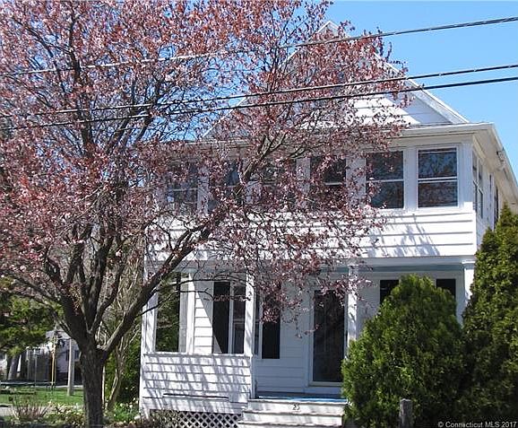 House in Spring, flowering ...