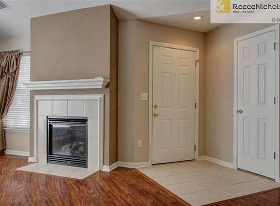 Entry opens to large Great Room with fireplace