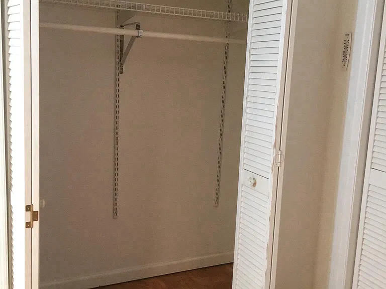 In-law suite has large walk in closet,