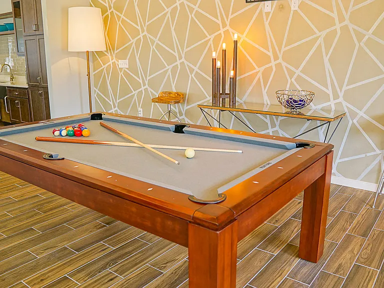 Billiards gaming area