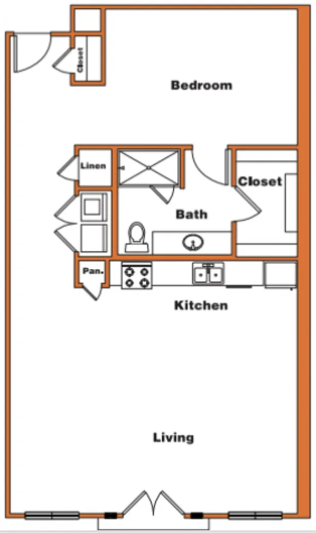 Floor plan Loft 8