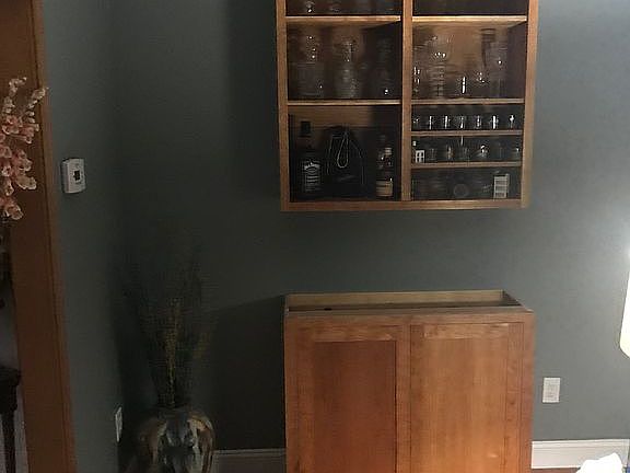 Newly built liquor cabinet