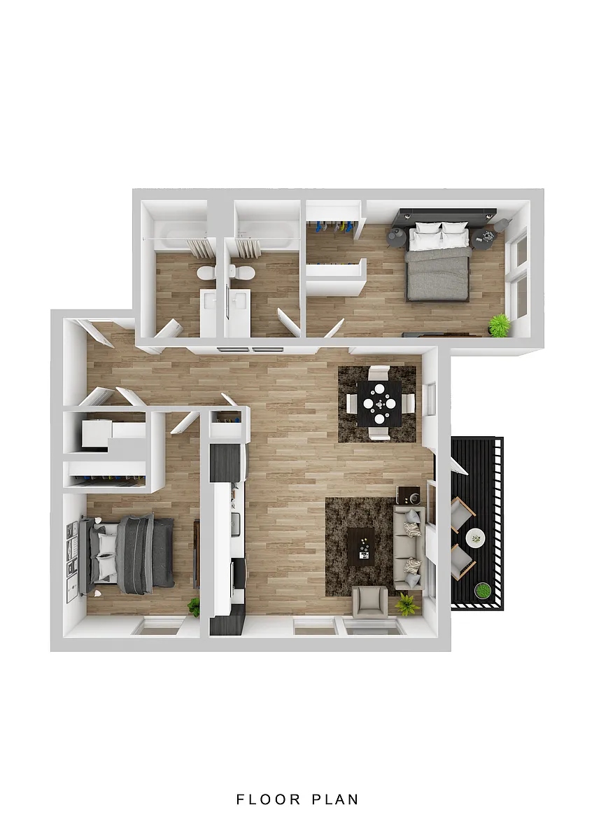 Floor plan Broadrock - 2 Bed A6