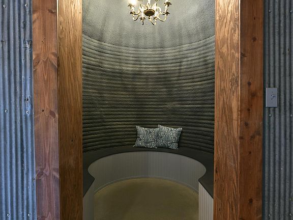 One of two Seating silos.