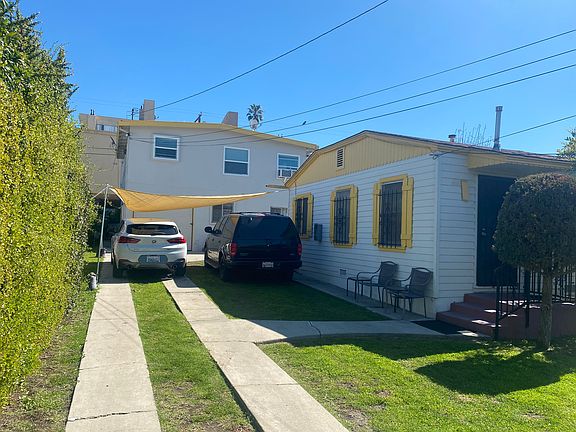 Driveway view leading to 4-plex building. Unit 3 is on the ground level