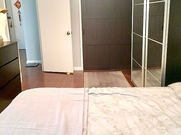 Closets in bedroom
