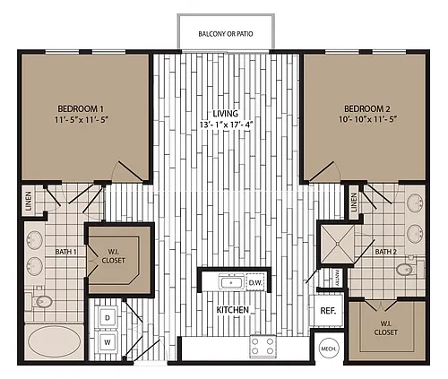 Floor plan B1 Essential Housing