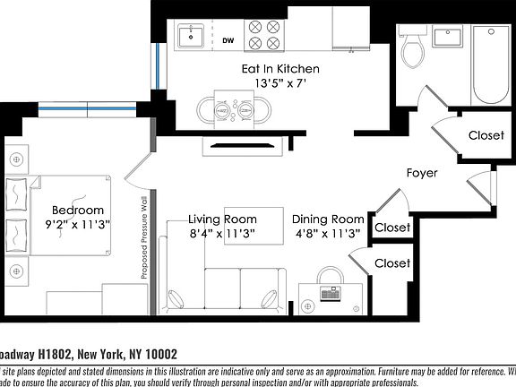 4th image of 210 E Broadway #H1802