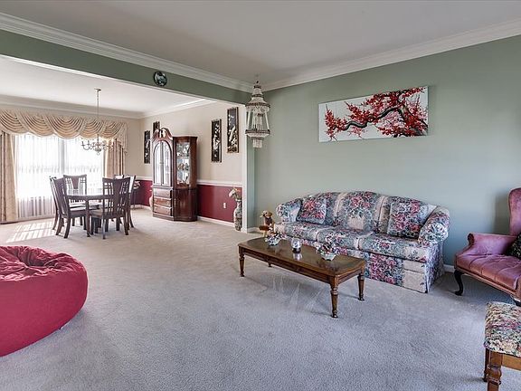 Living room and Dining room