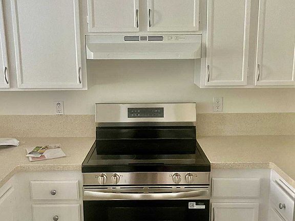 New stainless steel range