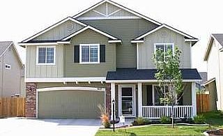 Front of home - extended driveway for extra parking!