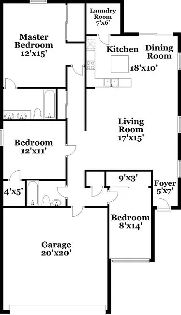 3 bed, 2.0 bath, 1430 sqft, $3,020 — Photo 2
