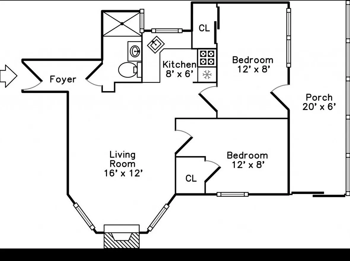 2 bed, 616 sqft, $2,750 — Photo 4