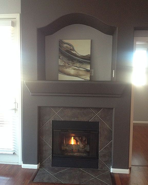 Fireplace and TV Niche