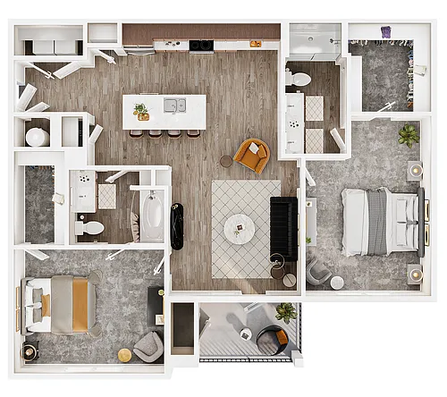 Floor plan B3a The Evergreen-A