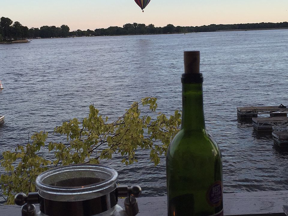 Relaxing on deck.