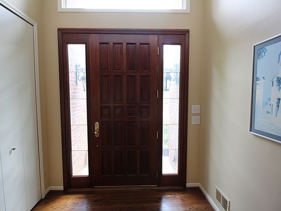 Mahogany Front Door