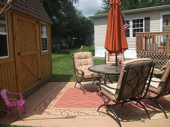 Patio and shed