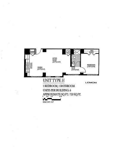 Floor plan Floorplan H