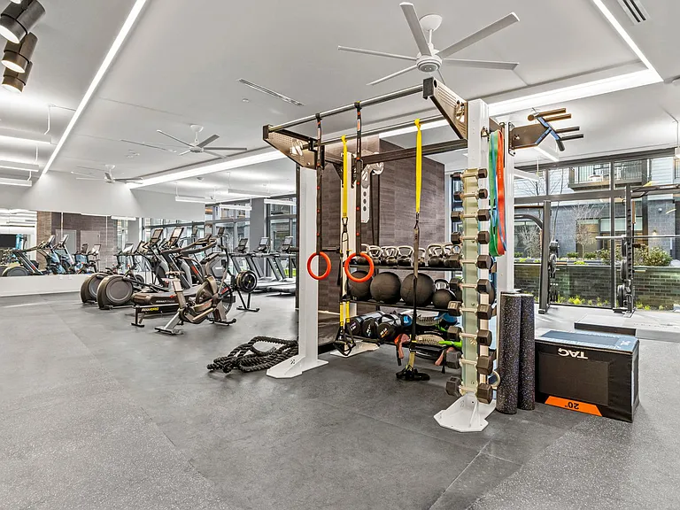 Take advantage of your expansive fitness center