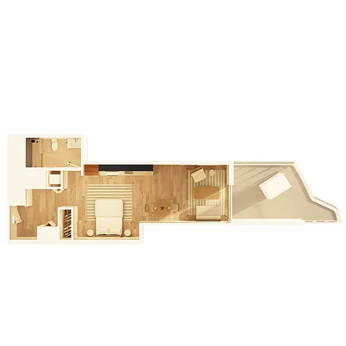 Floor plan Studio Type B (S04)