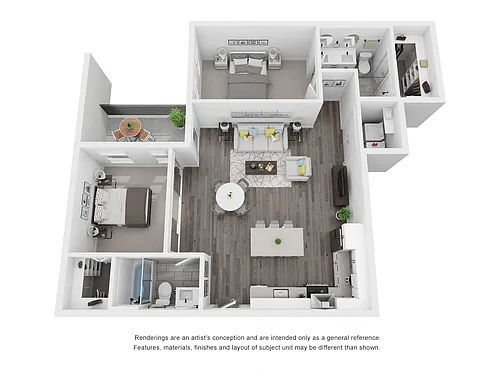 Floor plan 2x2B