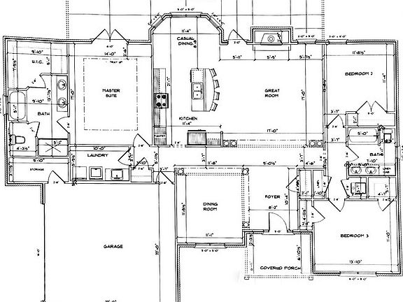 Modern Open Floor plan