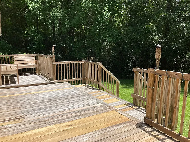 Back deck