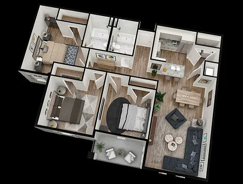 Floor plan 3x2E
