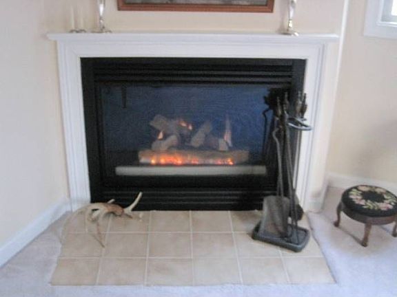 Gas Fireplace in LR