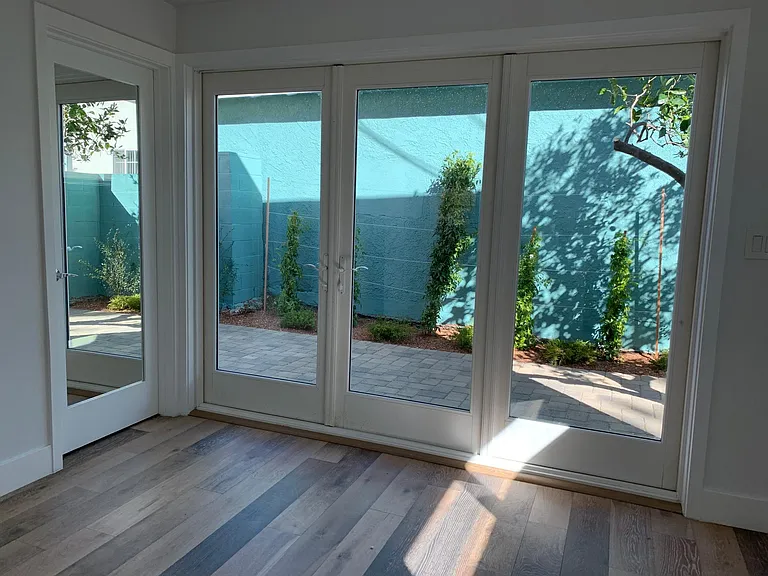 Access to outdoor patio and garden.