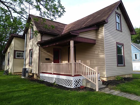 Welcoming front porch.